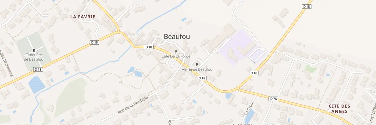 Plan du 30 Rue joubert de la cour à Beaufou