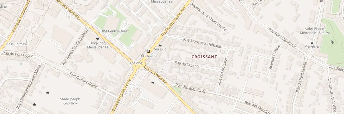 Plan du 24 Rue de l’Avenir à Nantes