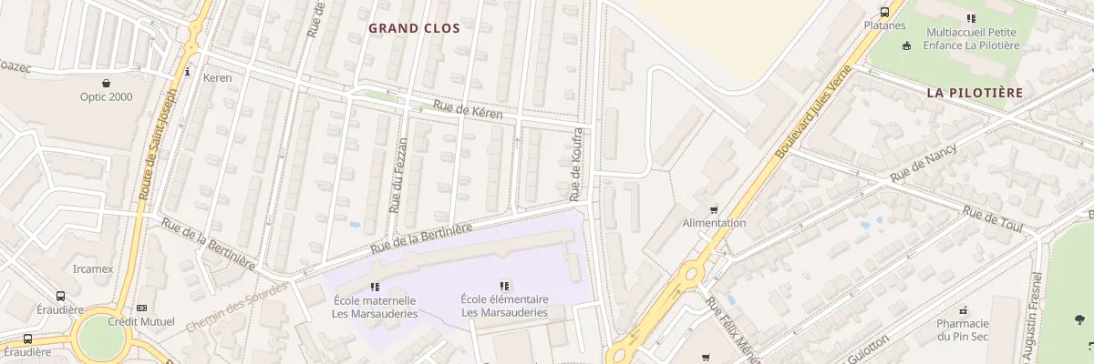 Plan du 4 Rue de Mourzouck à Nantes