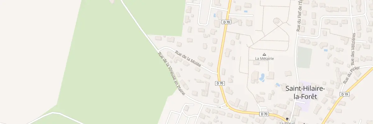 Plan du 5 Rue de la Mollée à Saint-Hilaire-la-Forêt