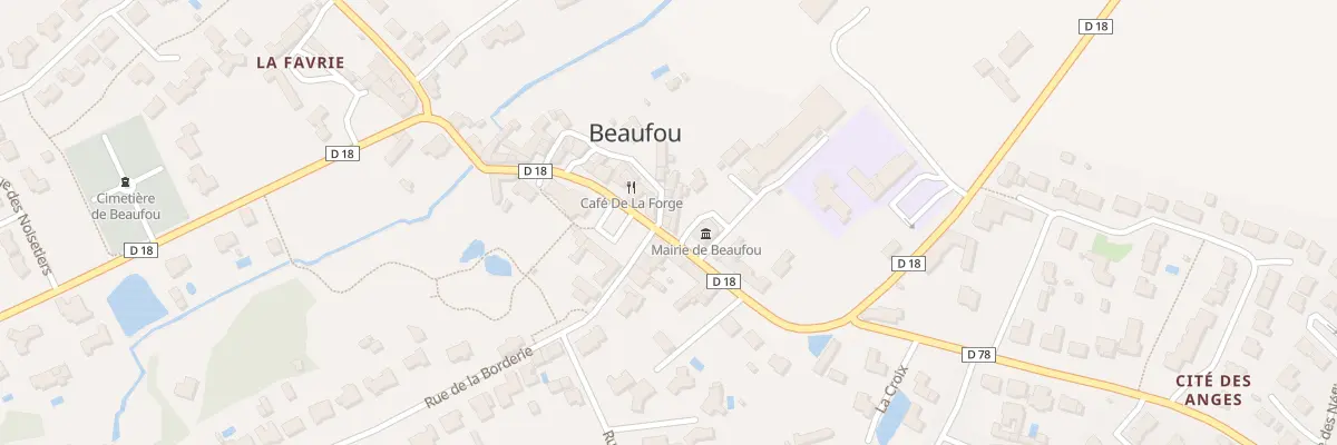 Plan du 28 Rue joubert de la cour à Beaufou