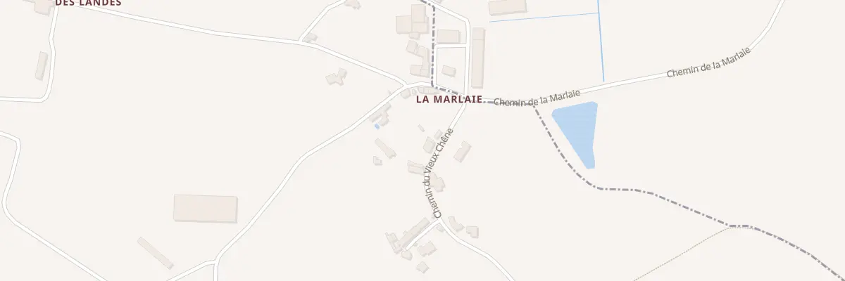 Plan du 10 La Marlaie à Beaufou