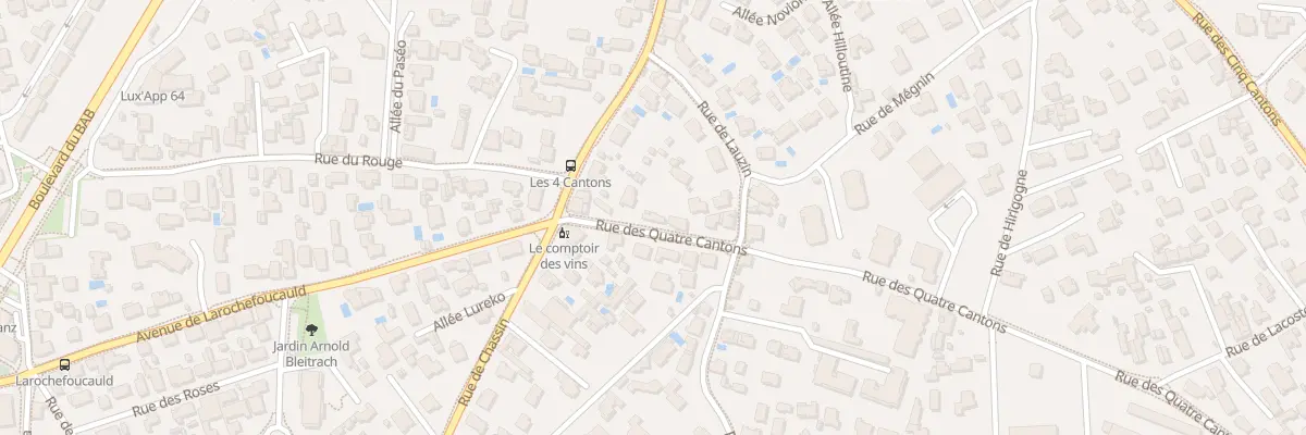 Plan du 110 Rue des Quatre Cantons à Anglet