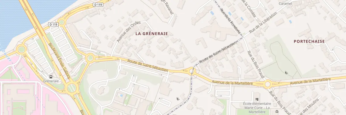 Plan du 47B Rte de Saint Sébastien à Nantes