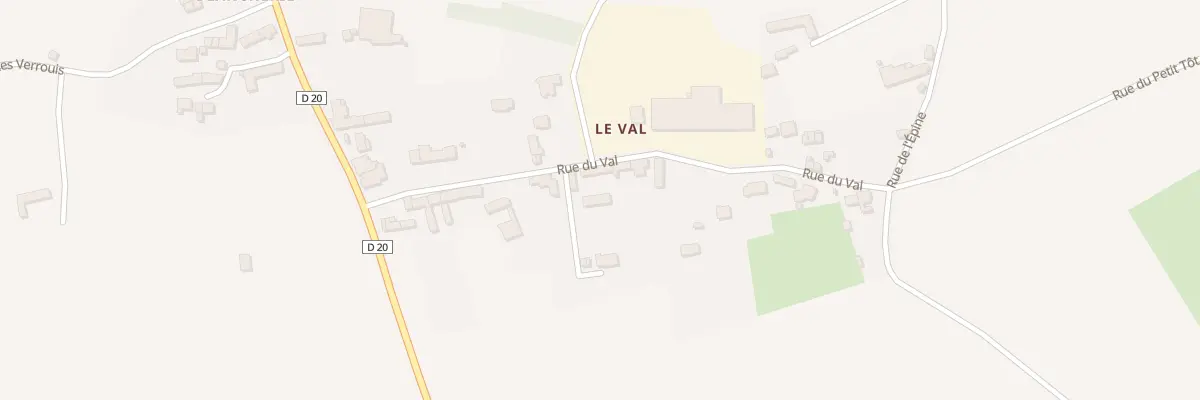 Plan du 13 Rue du Val - Lingreville à Tourneville-sur-Mer