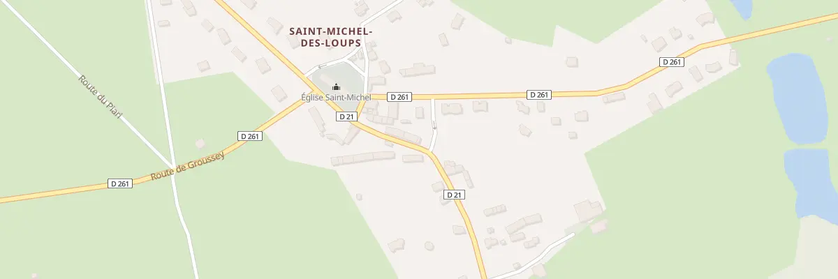 Plan du 129 Rte Croix Bougonni St M.Loups à Jullouville