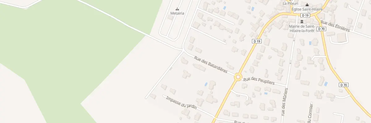 Plan du 4B Rue des Batardières à Saint-Hilaire-la-Forêt