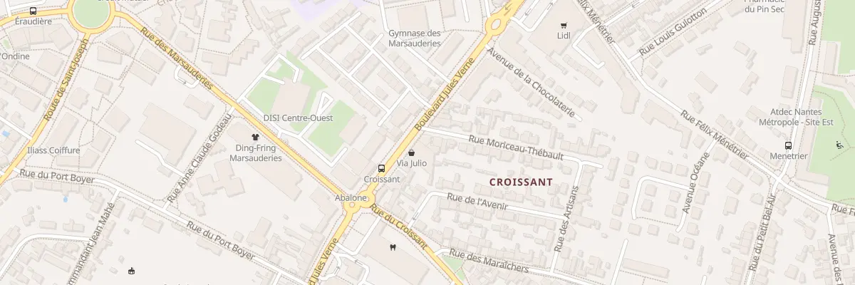 Plan du 33 Rue Moriceau Thébault à Nantes