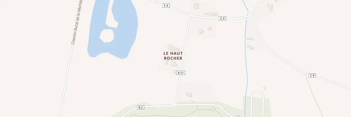 Plan du 14 Le Haut Rocher à Treffieux