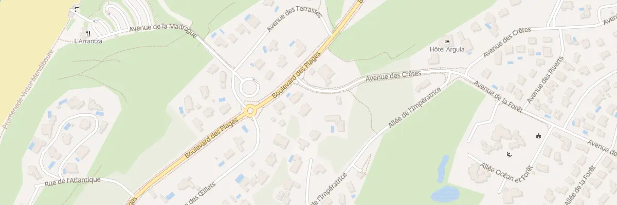 Plan du 4 Av des Crêtes à Anglet
