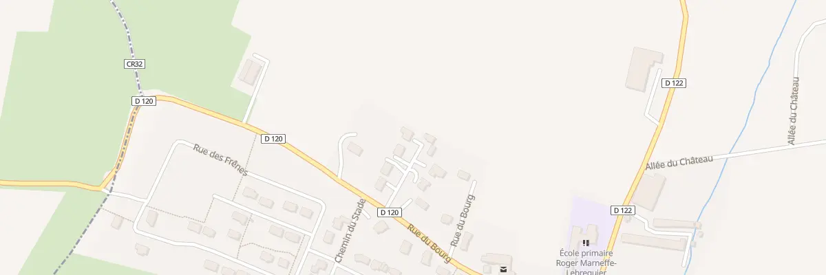 Plan du 28 Rue du Bourg à Digosville