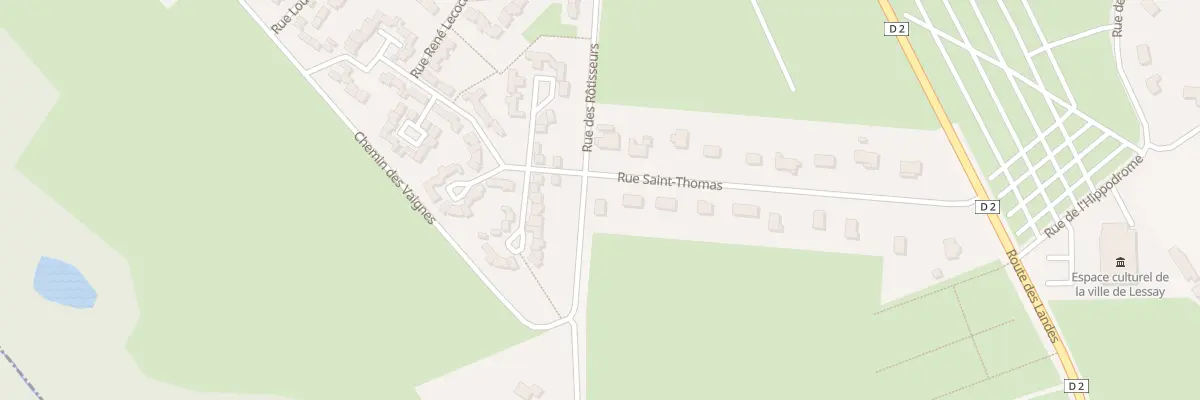 Plan du 19 Rue Saint Thomas à Lessay