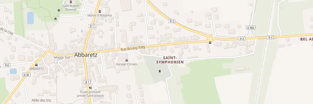 Plan du 22 Rue Boulay Paty à Abbaretz