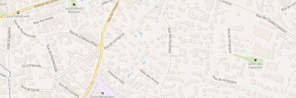 Plan du 18 Rue des Fleuristes à Anglet