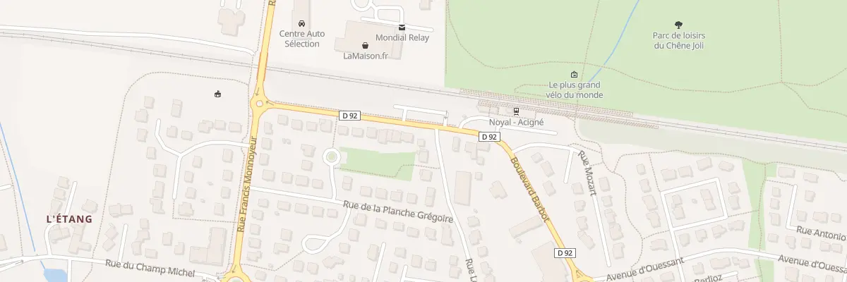 Plan du 2 Rue de la Planche Gregoire à Noyal-sur-Vilaine