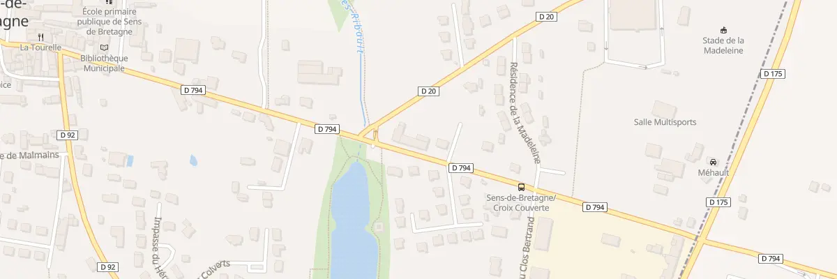 Plan du 42B Av Philippe de Volvire à Sens-de-Bretagne
