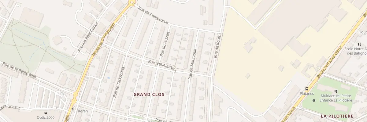 Plan du 33 Rue de Mourzouck à Nantes