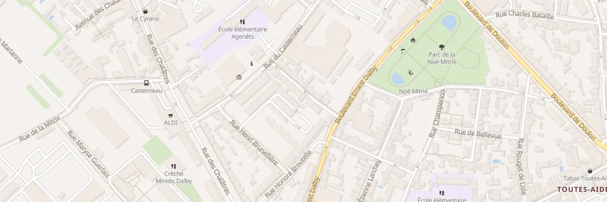 Plan du 11 Rue de la Petite Mitrie à Nantes