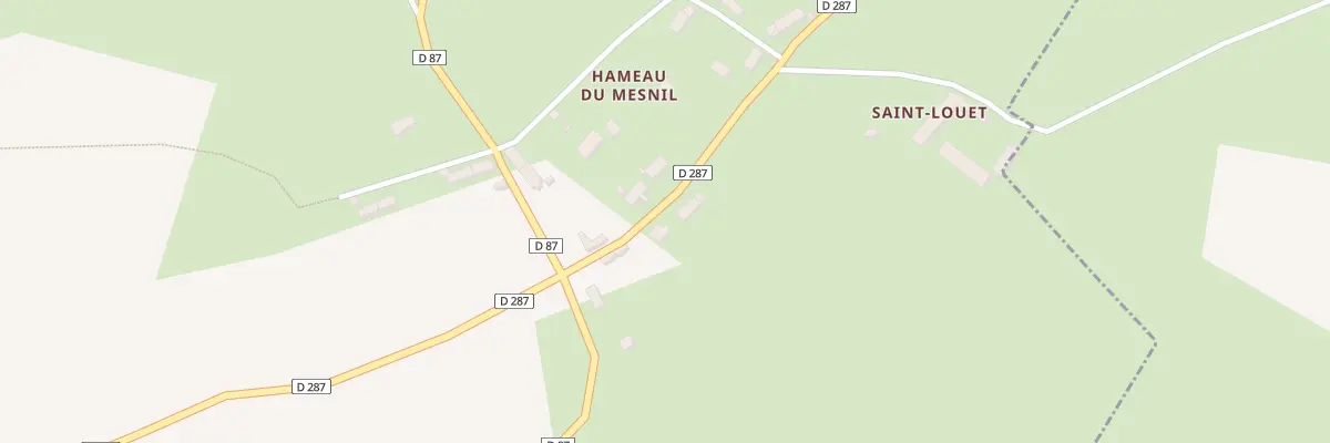 Plan du 24 Le Mesnil à Magneville