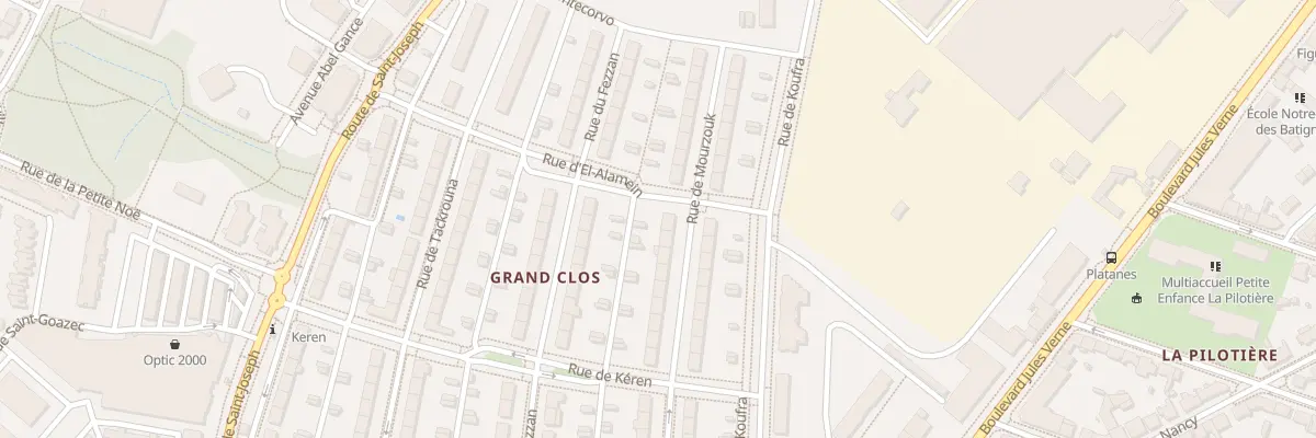Plan du 29 Rue de Mourzouck à Nantes
