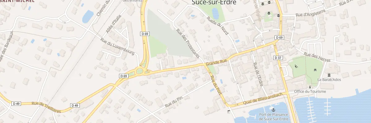 Plan du 228 Grande Rue à Sucé-sur-Erdre