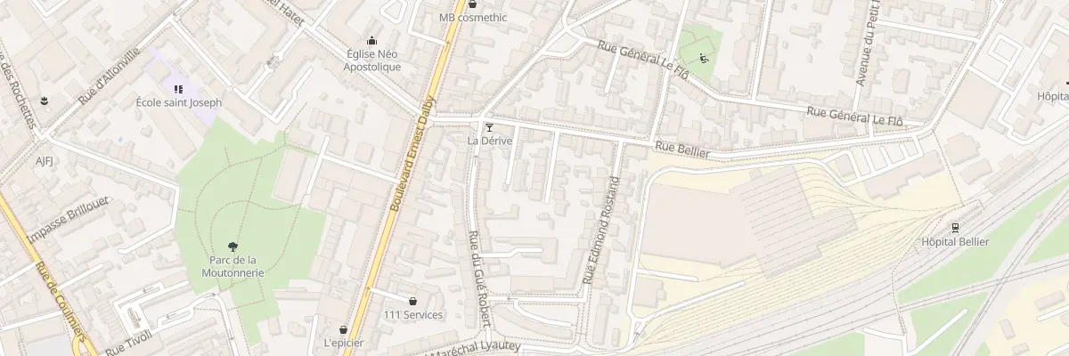 Plan du 10 Rue de la Gymnastique à Nantes