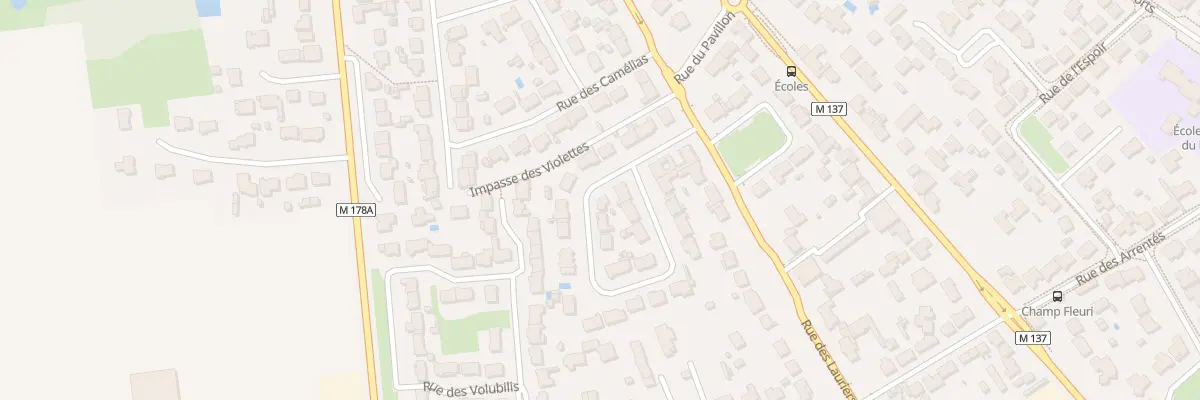 Plan du 1A Rue des Glycines aux Sorinières