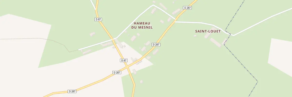 Plan du 23 Le Mesnil à Magneville