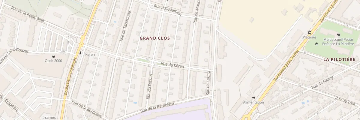 Plan du 13 Rue de Mourzouck à Nantes