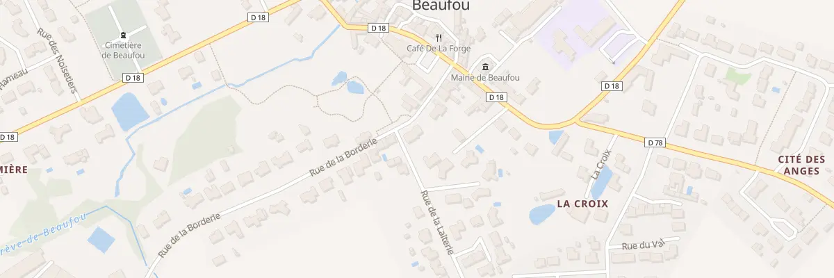 Plan du 8 Rue de la borderie à Beaufou