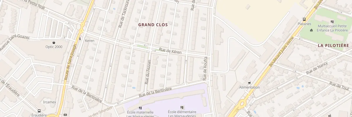Plan du 11 Rue de Mourzouck à Nantes
