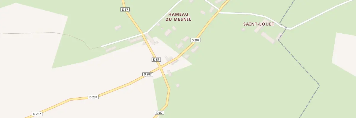 Plan du 22 Le Mesnil à Magneville