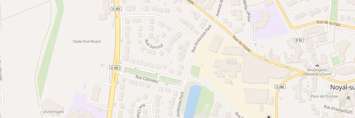 Plan du 10 Rue Ambroise Pare à Noyal-sur-Vilaine