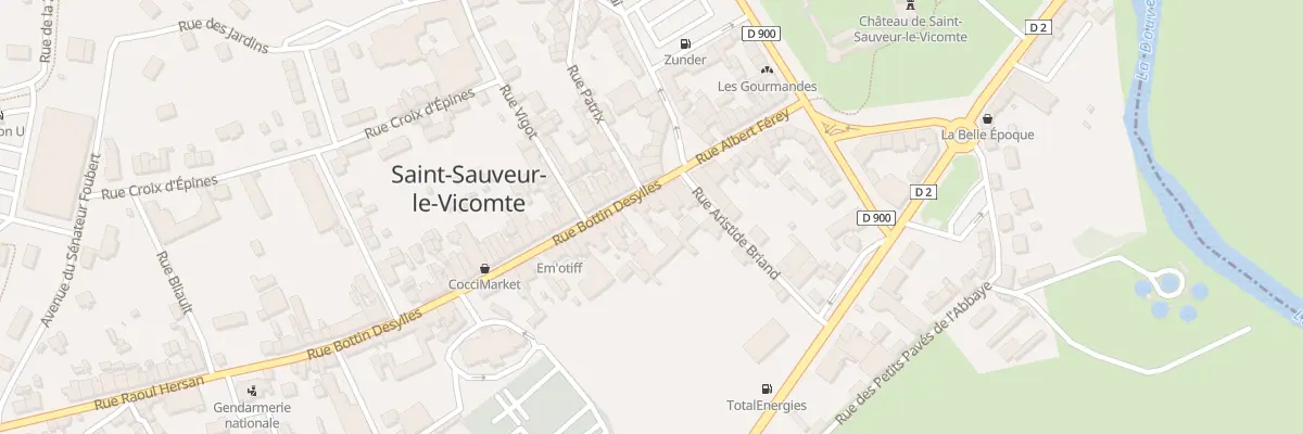 Plan du 3A Rue Bottin Desylles à Saint-Sauveur-le-Vicomte
