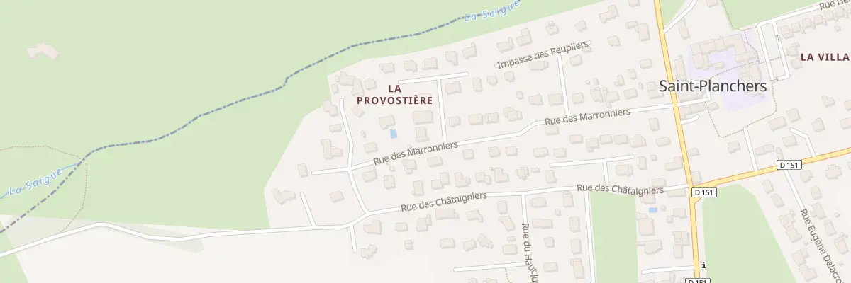Plan du 9009 Rue des Marronniers à Saint-Planchers