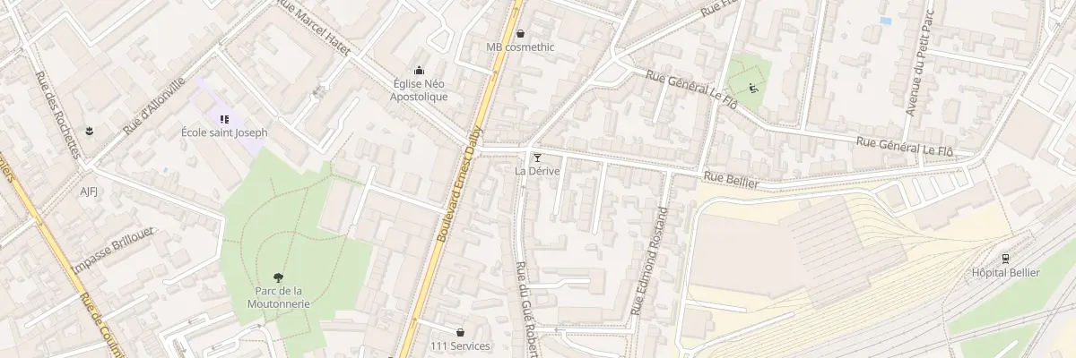 Plan du 5 Rue du Gué Robert à Nantes