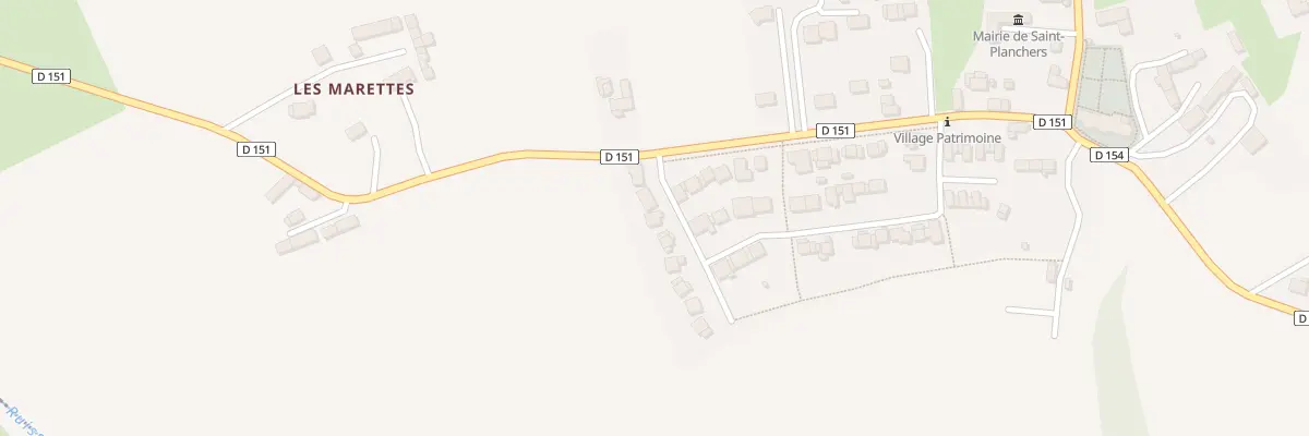 Plan du 76 Rue des Trois Chênes à Saint-Planchers