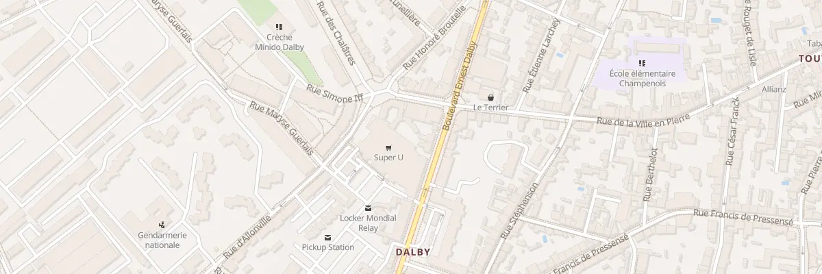 Plan du 60 Bd Ernest Dalby à Nantes