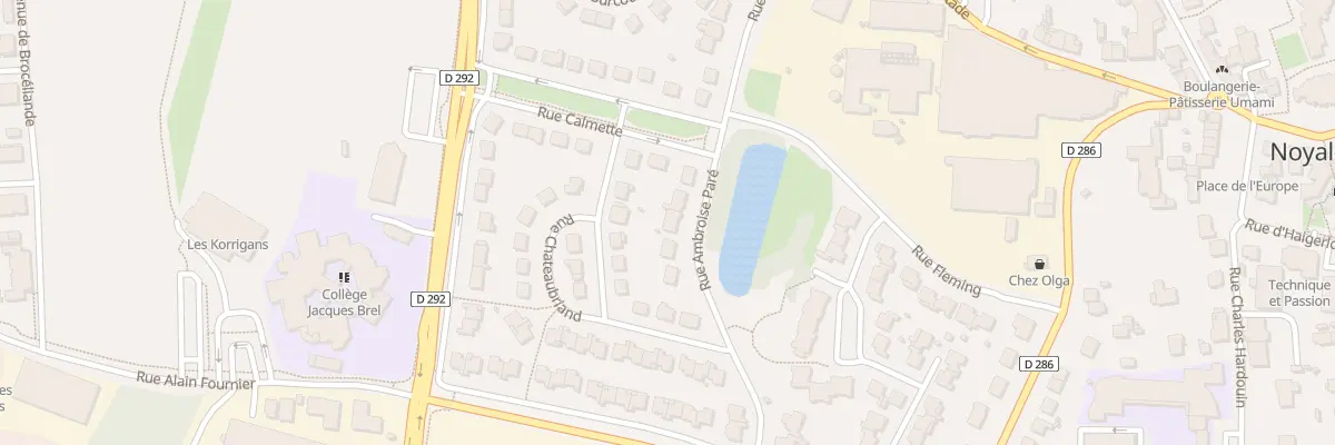 Plan du 20 Rue Ambroise Pare à Noyal-sur-Vilaine