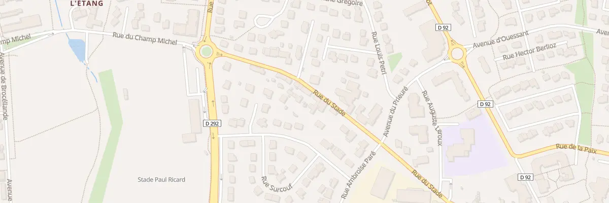 Plan du 15 Rue du Stade à Noyal-sur-Vilaine