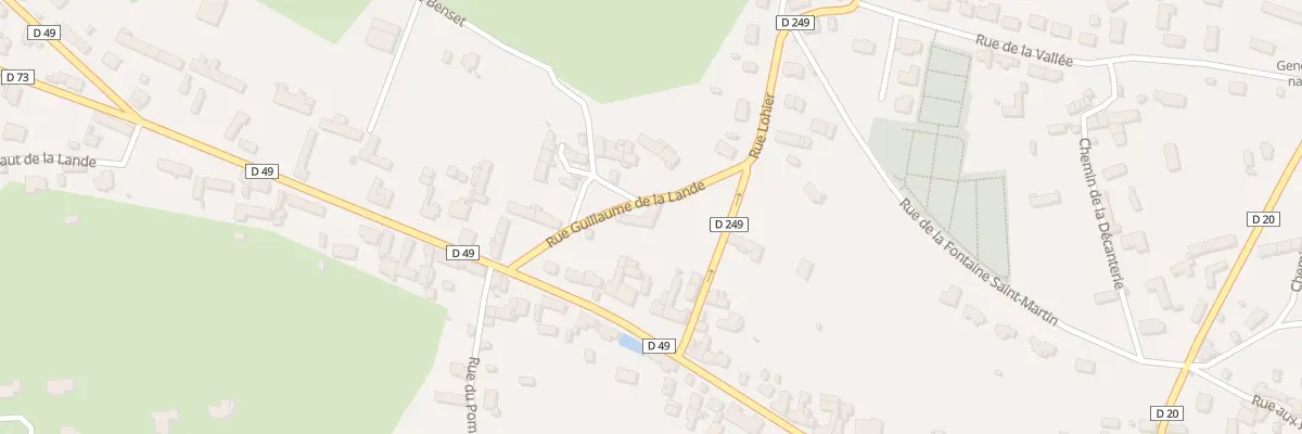 Plan du 1 Rue Guillaume de la Lande à Montmartin-sur-Mer