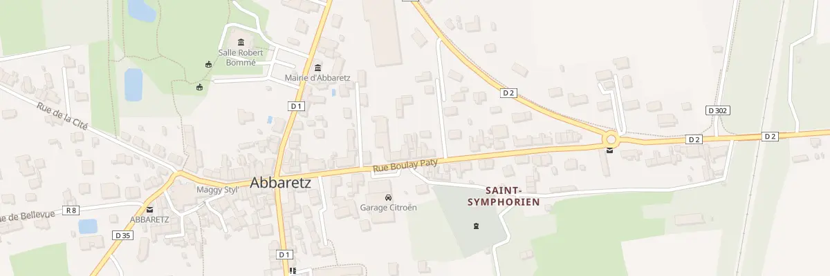 Plan du 21 Rue Boulay Paty à Abbaretz