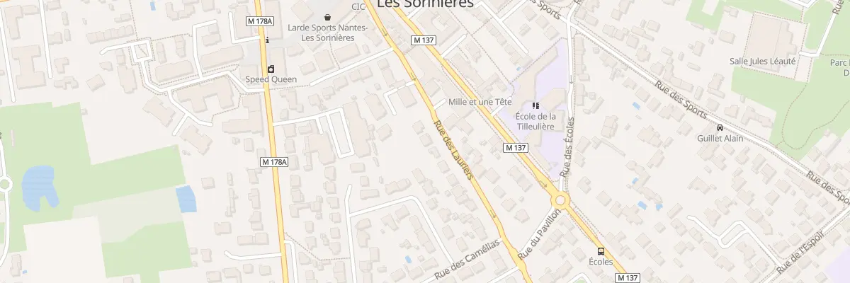 Plan du 24 Rue des Lauriers aux Sorinières