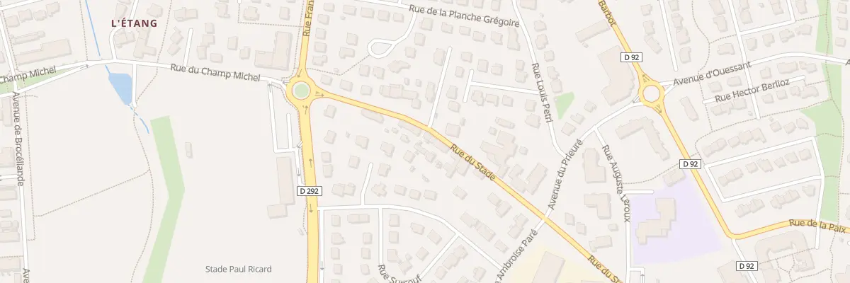 Plan du 17B Rue du Stade à Noyal-sur-Vilaine