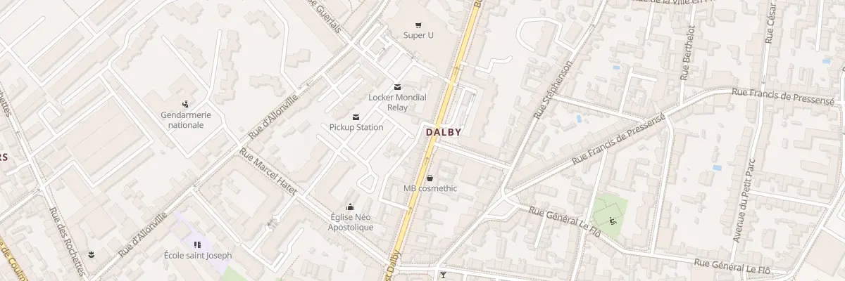 Plan du 76 Bd Ernest Dalby à Nantes