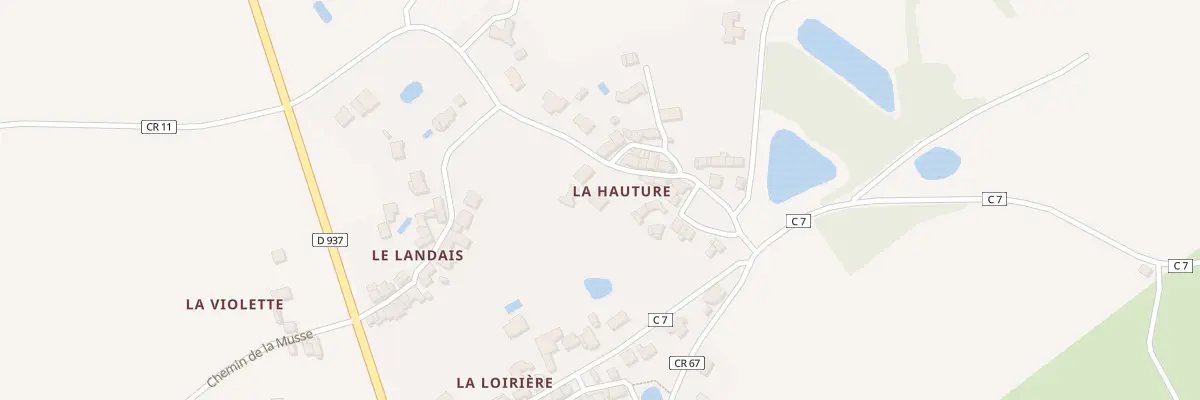 Plan du 15 La Hauture au Bignon