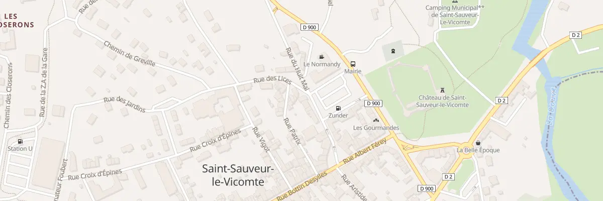 Plan du 1 Pl Auguste Cousin à Saint-Sauveur-le-Vicomte