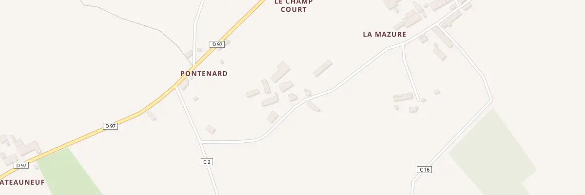 Plan du 5231 La Mazure à Gahard