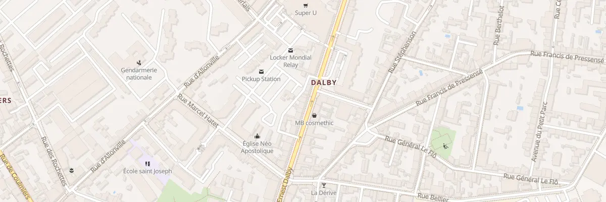 Plan du 80 Bd Ernest Dalby à Nantes
