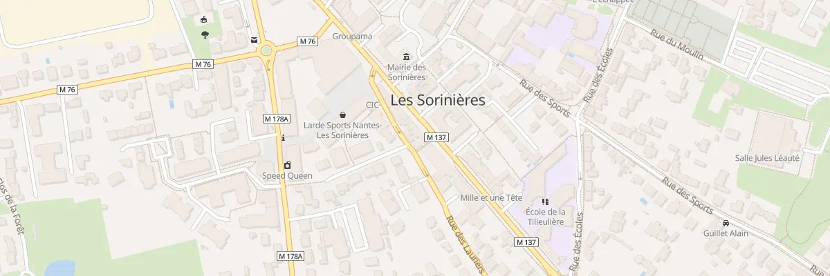 Plan du 5B Rue des Lauriers aux Sorinières